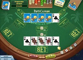 caribbean poker progressive