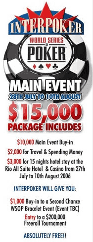 interpoker wsop2006 package